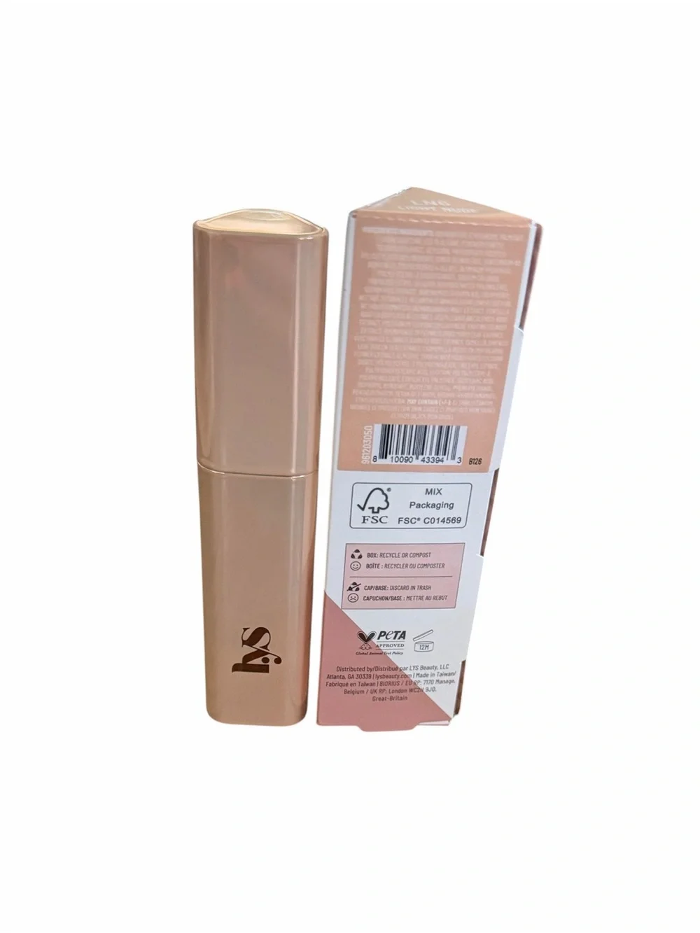 LYS Beauty Bright Start Creamy Airbrush Concealer LN6 Light Nude .18OZ/5g
